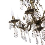 Люстра классическая с хрусталем 11549/6AB WT Экономсвет