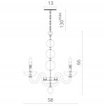 Светильник подвесной Divinare 1156/03 LM-5 Letizia