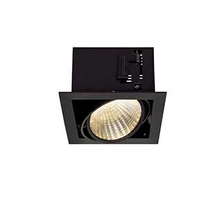 SLV 115730 KADUX LED DL Set, mattschwarz, 24W, 30°, 3000K, inkl. Treiber