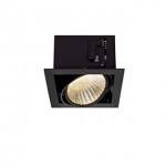 SLV 115730 KADUX LED DL Set, mattschwarz, 24W, 30°, 3000K, inkl. Treiber