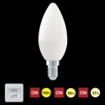 Лампа светодиодная 3 шага диммирования C37 Eglo 11581