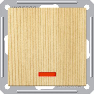 Выключатель с самовозвратным Wessen 59 с/у без рамки одноклавишныйС индик.(250В, 16АХ) сосна (VS116-151-7-86) Выключатель с самовозвратным Wessen 59 с/у без рамки одноклавишныйС индик.(250В, 16АХ) сосна (VS116-151-7-86)
