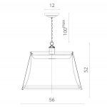 Светильник подвесной Divinare 1161/01 SP-1 Provance