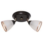 Спотовый светильник 11645/2WENGE WT ЭкономСвет