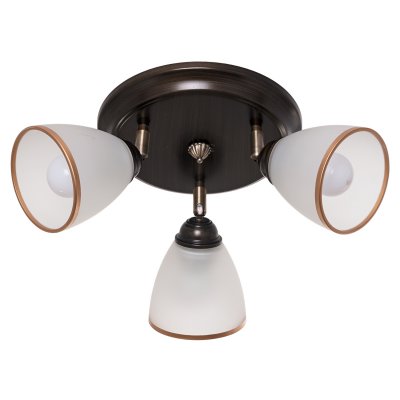 Спотовый светильник 11645/3WENGE WT ЭкономСвет