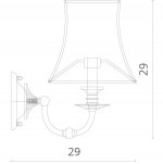 Светильник настенный Divinare 1165/01 AP-1 Archeo