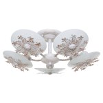 Люстра эконом Экономсвет 11651/5WG WT+WG