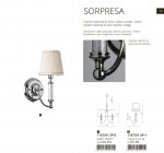 Светильник настенный Divinare 1167/01 AP-1 SORPRESA