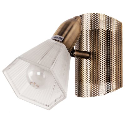 Спотовый светильник 11672/1C AB WT ЭкономСвет Спотовый светильник 11672/1C AB WT ЭкономСвет