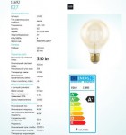 Лампа ретро светодиодная 4W E27 Eglo 11692