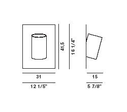 Настенный светильник Foscarini AFFIX серебристый Настенный светильник Foscarini AFFIX серебристый