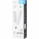 Лампа Gauss Basic 15W 1450lm 4000K E27 Клевер-2 LED (11732212)