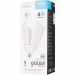 Лампа Gauss Basic 30W 2900lm 4000K E27 Клевер-4 LED (11732232)