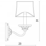 Светильник настенный Divinare 1175/01 AP-1 DOLCE