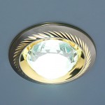 Светильник Elektrostandard 117A CX+50 SN-G сатин никель/золото