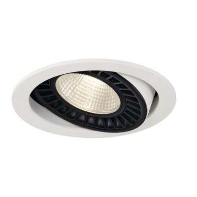 SLV 118111 SUPROS DL Deckeneinbauleuchte, rund, wei?, 4000lm, 3000K, SLM LED, 60° Reflektor