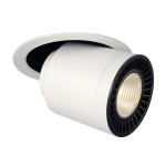 SLV 118121 SUPROS MOVE Deckeneinbau- leuchte, rund, weiss, 4000lm, 3000K, SLM LED, 60° Reflektor