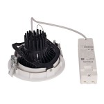 SLV 118161 SUPROS DL Deckeneinbauleuchte, rund, wei?, 4000lm, 4000K SLM LED, 60° Reflektor