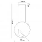 Светильник подвесной Divinare 1188/01 SP-9  SUMMER