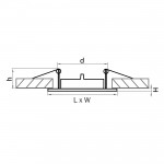 Светильник встраиваемый Lightstar 11938 Lega 16