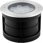 Светильник тротуарный,12LED, 2700К, 12W, 180*H90mm, внутренний диаметр: 130mm, IP 67, SP4114 Feron 32021