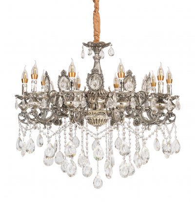 Потолочный светильник 12005/10CR+BK WT Экономсвет