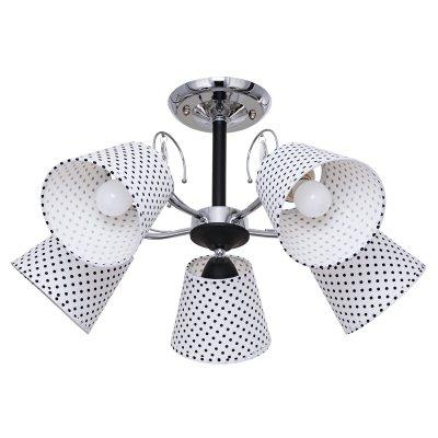 Люстра классическая Экономсвет 12014/5CR+BK PNT