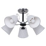 Люстра классическая Экономсвет 12014/5CR+BK PNT