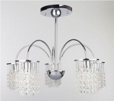 Светильник Eurosvet 1203/5 хром/прозрачный хрусталь Strotskis