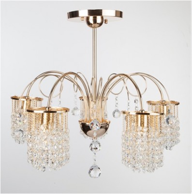 Светильник Eurosvet 1204/5 золото/прозрачный хрусталь Strotskis