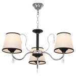 Люстра классическая Экономсвет 12044/3BK+CR WT