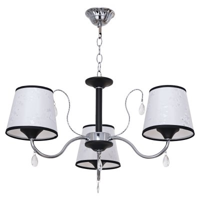 Люстра классическая Экономсвет 12044/3BK+CR WT Люстра классическая Экономсвет 12044/3BK+CR WT