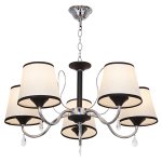 Люстра классическая Экономсвет 12044/5BK+CR WT