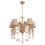 Люстра классическая с хрусталем Экономсвет 12051/5YB NC