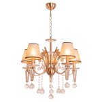 Люстра классическая с хрусталем Экономсвет 12051/5YB NC