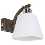 Настенный светильник Экономсвет 12092/1wCR+BK WT