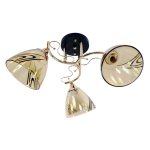 Люстра классическая 12098/3BK+FG AMB+BK Экономсвет