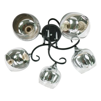 Люстра классическая Экономсвет 12104/5BK+CR SM+SL Люстра классическая Экономсвет 12104/5BK+CR SM+SL