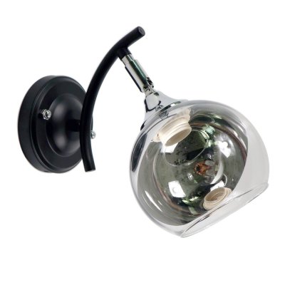 Светильник бра в стиле модерн Экономсвет 12107/1wBK+CR CR+CL Светильник бра в стиле модерн Экономсвет 12107/1wBK+CR CR+CL