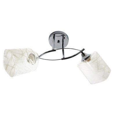 Люстра в стиле модерн Экономсвет 12115/2CR WT Люстра в стиле модерн Экономсвет 12115/2CR WT