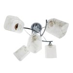 Люстра в стиле модерн Экономсвет 12115/5CR WT