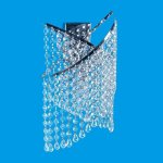 Светильник бра с хрусталем 12116B/3wCR WT Экономсвет