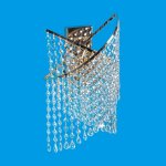 Светильник бра с хрусталем 12116B/3wFGD WT Экономсвет