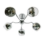 Люстра в стиле модерн Экономсвет 12119/5CR CR+CL