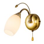 Настенный светильник бра 12121/1wAB MK ЭкономСвет бронза