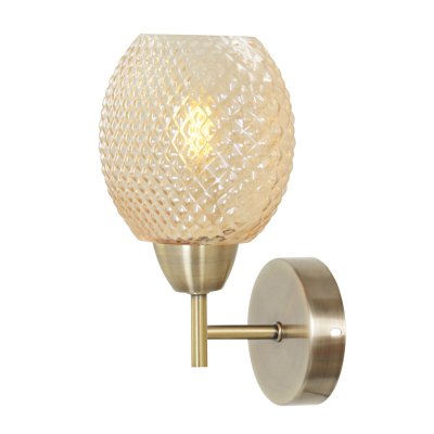 Светильник бра классическое Экономсвет 12127/1wAB AMB