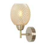 Светильник бра классическое Экономсвет 12127/1wAB AMB