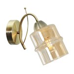 Светильник бра классическое Экономсвет 12128/1wAB AMB