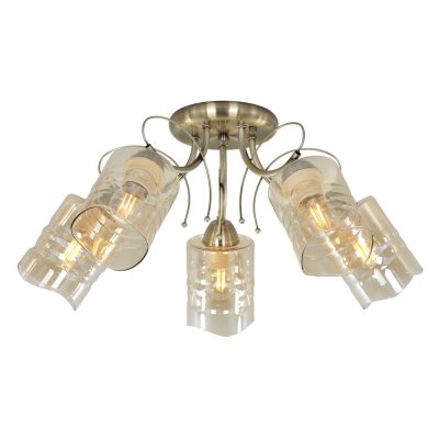 Люстра классическая Экономсвет 12128/5AB AMB