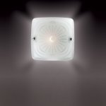 Настенно-потолочный светильник Сонекс 1212 хром/белый BORGA